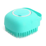 2-in-1 Pet Shampoo Brush & Dispenser – Soft Silicone Grooming & Massage Comb for Dogs & Cats (80ml)