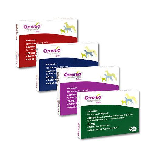 Cerenia Tablets- for the prevention of acute vomiting - 4 Pack - FastAndSafeStoreFastAndSafeStore