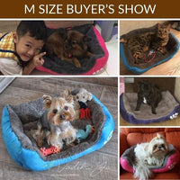 Multicolor Pet Dog Cat Sleeping Bed Soft Puppy Cushion House Winter Warm Kennel Dog Matt Padst S/M/L/XL/XXL/XXXL - FastAndSafeStoreFastAndSafeStore