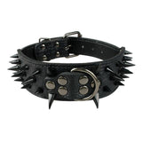 Cool Spikes Studded Dogs Collar for German Shepherd Mastiff Rottweiler Bulldog - FastAndSafeStoreFastAndSafeStore