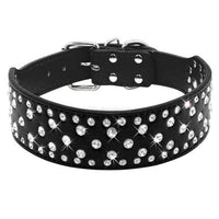 Cool Spikes Studded Dogs Collar for German Shepherd Mastiff Rottweiler Bulldog - FastAndSafeStoreFastAndSafeStore