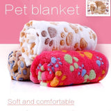 Cute Floral Fleece Soft Blanket - Beds Mat - FastAndSafeStoreFastAndSafeStore