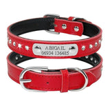 Leather Cat Collar Personalized with Nameplate - Free Engraving - FastAndSafeStoreFastAndSafeStore