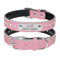 Leather Cat Collar Personalized with Nameplate - Free Engraving - FastAndSafeStoreFastAndSafeStore