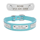 Leather Cat Collar Personalized with Nameplate - Free Engraving - FastAndSafeStoreFastAndSafeStore