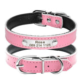 Leather Cat Collar Personalized with Nameplate - Free Engraving - FastAndSafeStoreFastAndSafeStore