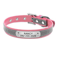 Leather Cat Collar Personalized with Nameplate - Free Engraving - FastAndSafeStoreFastAndSafeStore