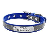 Leather Cat Collar Personalized with Nameplate - Free Engraving - FastAndSafeStoreFastAndSafeStore