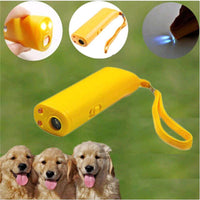 Strengthen Pet Dog Training equipment Ultrasound Repeller 3 in 1 Control Trainer Device Anti Barking Stop Bark Deterrents - FastAndSafeStoreFastAndSafeStore