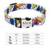 Personalized Dog Collar Engraved with ID Tag Nameplate Reflective - FastAndSafeStoreFastAndSafeStore