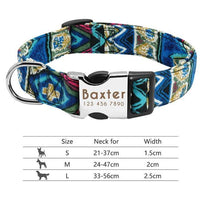 Personalized Dog Collar Engraved with ID Tag Nameplate Reflective - FastAndSafeStoreFastAndSafeStore