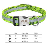 Personalized Dog Collar Engraved with ID Tag Nameplate Reflective - FastAndSafeStoreFastAndSafeStore