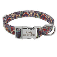 Customized Printed Collar with Free Engraving ID Name - FastAndSafeStoreFastAndSafeStore