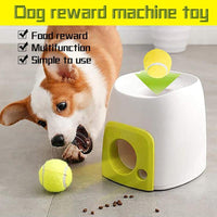 IFetch ‘n’ Treat Pet Dog Tennis Reward Machine Toy For IQ Training - FastAndSafeStoreFastAndSafeStore