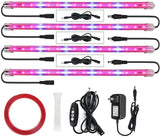 T5 Red & Blue 4 Packs Grow Lights with Auto Cycle Timer 3/6/12Hours Growing Lamp for Indoor Plants from Seeding to Harvest - FastAndSafeStoreFastAndSafeStore