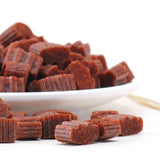 Beef Grain Snacks 500g fresh beef material snacks healthy delicious food suitable for small large dog beef training food - FastAndSafeStoreFastAndSafeStore